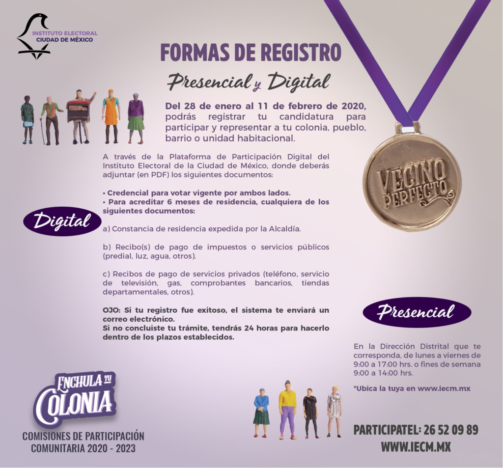 El IECM Dio Inicio Al Registro De Candidaturas Para Las Elecciones De Comisiones De Participación Comunitaria 2002 1024x953