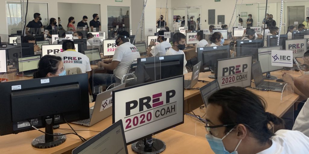 El IE Coahuila realiza el primer simulacro del Programa de Resultados Electorales Preliminares (PREP) de cara a la jornada electoral Ei9TiQLXkAII5Dd 1024x510