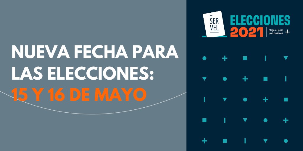 Nueva fecha para las elecciones Constituyentes, Gobernadores Regionales, y Concejales de Chile -