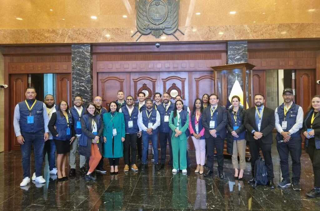 Integrantes de la CAOESTE formaron parte de la Misión de Observación para las Elecciones Seccionales Ecuador 2023