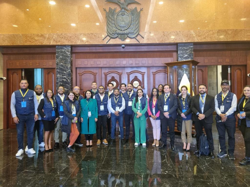 Integrantes de la CAOESTE formaron parte de la Misión de Observación para las Elecciones Seccionales Ecuador 2023 WhatsApp Image 2023 02 03 At 10.02.15