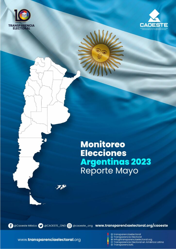 Reporte de Monitoreo Elecciones Argentinas: Mayo 2023 REPORTE MAYO ARGENTINA 2023 Page 0001 725x1024