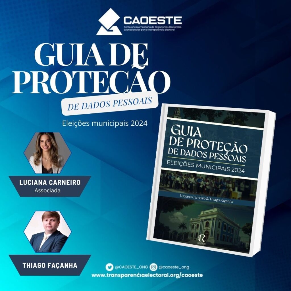 Luciana Carneiro da CAOESTE lança Guia de Proteção de Dados para Eleições 2024 Guia 1024x1024
