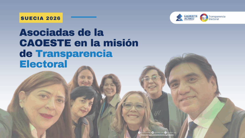 Asociadas de la CAOESTE participan en la MOE de Transparencia Electoral en Suecia asociadas en suecia (banner de blog)