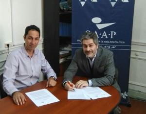 Transparencia Electoral y la SAAP firman Convenio de Cooperación.